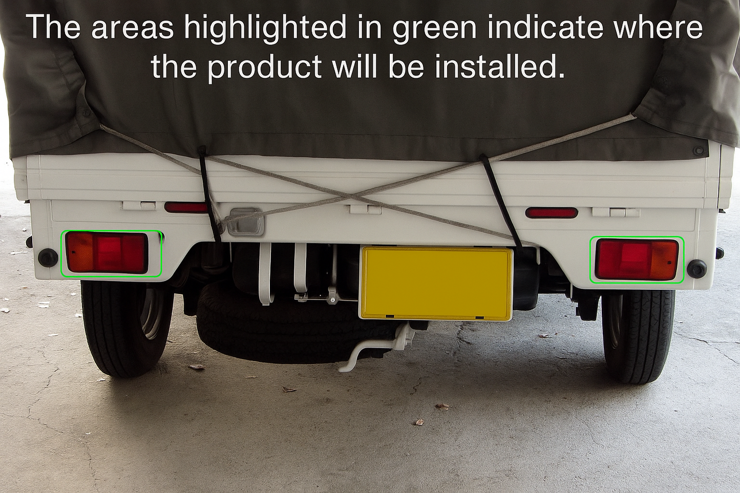 Ultra-Mirror Finish Stainless Tail Lens Cover Tail Light Rings 2PC Set Fits Suzuki Carry Truck DA16T