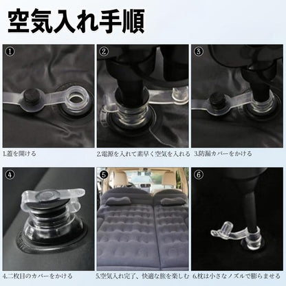 Fits Toyota Land Cruiser 100 Series  Air Bed for Car Camping with Electric Pump