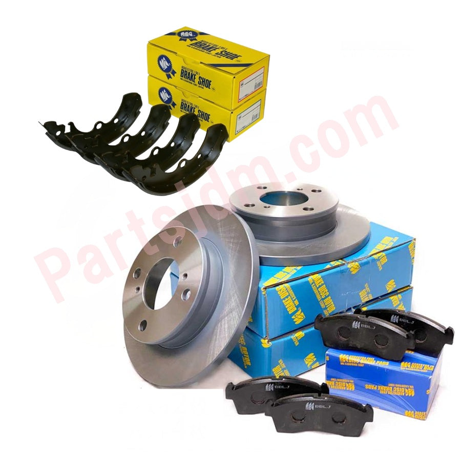 DAITATSU HiJET S200P S200C S210P S210C Front Brake Set & Rear Brake shoe High quality