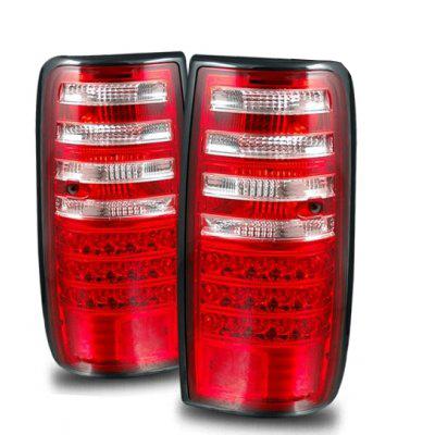 Fits TOYOTA Land Cruiser 80 LED Tail Lamps Red Clear Type