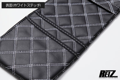 REIZ Quilted Sun Visor Cover Set for Daihatsu Hijet Truck S500 S510P Left Right