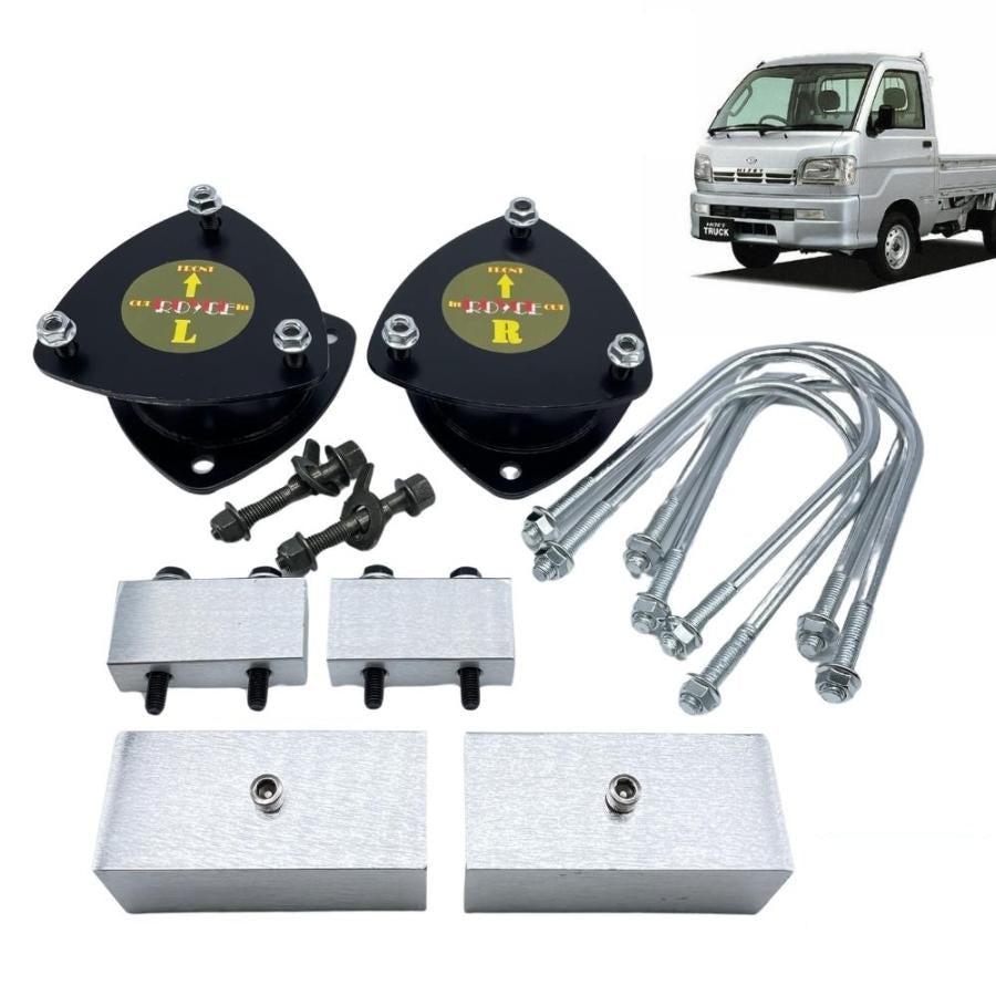 2 Inch Lift Kit Full Set for Daihatsu S200 Hijet Truck with Camber Bolts