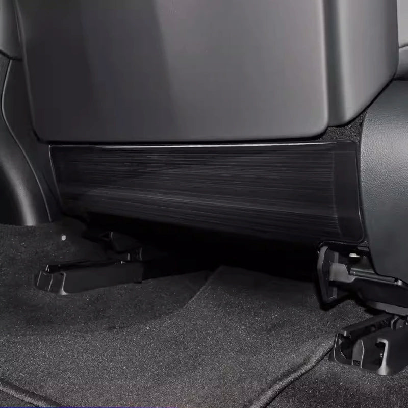 Stainless Steel Seat Back Cover Set 2pcs Silver / Black / Carbon Look Fits Toyota Land Cruiser 300 / 250 / 200 / Prado 150 Series