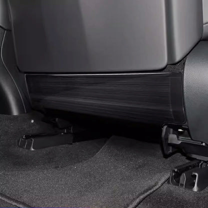 Stainless Steel Seat Back Cover Set 2pcs Silver / Black / Carbon Look Fits Toyota Land Cruiser 300 / 250 / 200 / Prado 150 Series