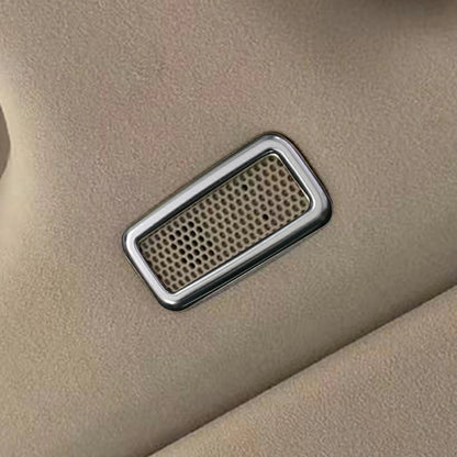 Stainless Steel Roof Speaker Panel Trim Silver 2P Set Fits Toyota Land Cruiser LC300