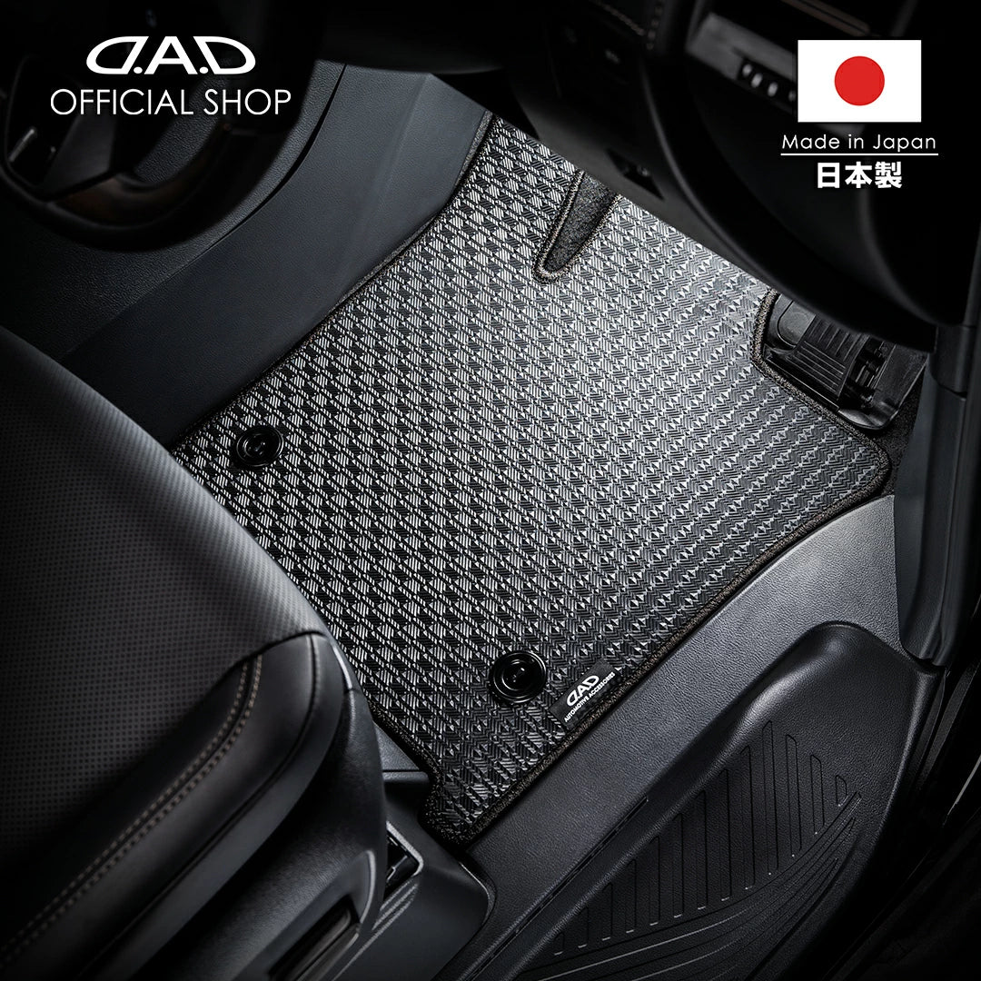 Fits Toyota LAND CRUISER PRADO 5-seater D.A.D Tough Rubber Mats