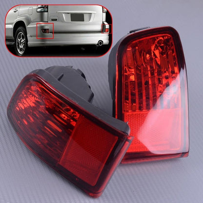 Fits TOYOTA Land Cruiser Prado J120 Bumper Tail Lamp Lens Rear Fog Light Left & Right Set