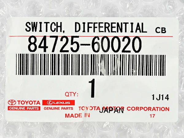 Genuine Toyota Land Cruiser 70 Series Center Differential Lock Switch 84725-60020