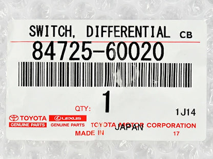 Genuine Toyota Land Cruiser 70 Series Center Differential Lock Switch 84725-60020