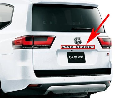 Toyota Genuine Rear Emblem 75441-60710 / 75441-60720 Fits Land Cruiser FJA300W VJA300W GR SPORT