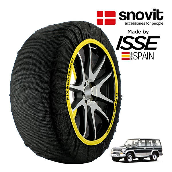 Snovit ISSE Snow Socks for Toyota Land Cruiser Prado KZJ78G 215/80R16 4WD