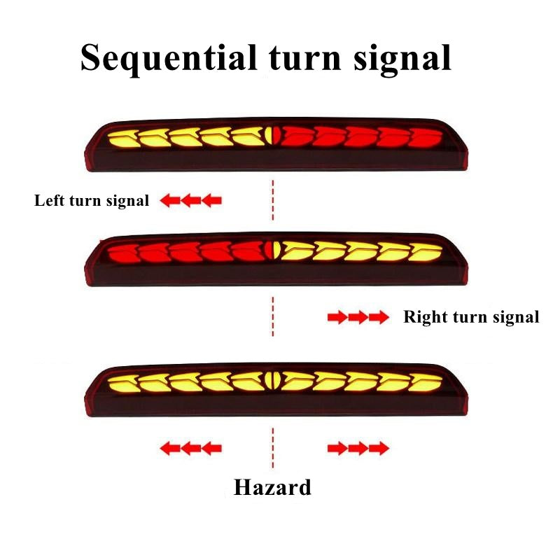 Fits TOYOTA Land Cruiser 250 High-Mount Stop Lamp Tail Lamp Sequential Turn Signal