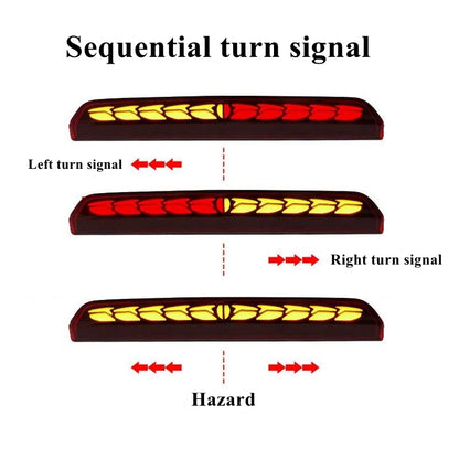 Fits TOYOTA Land Cruiser 250 High-Mount Stop Lamp Tail Lamp Sequential Turn Signal