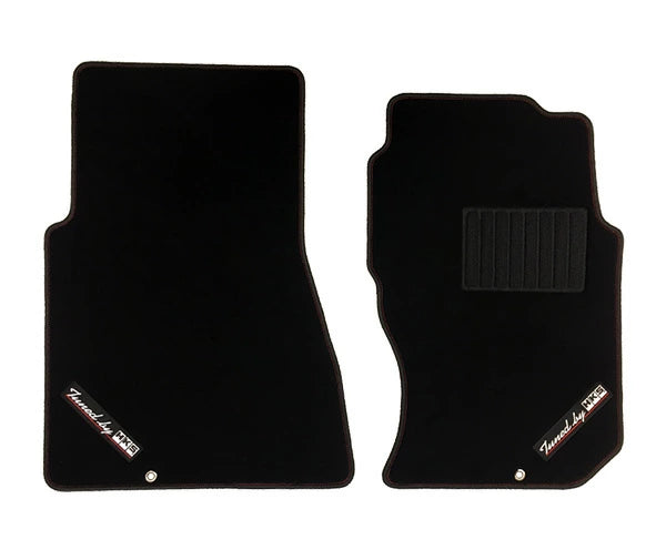 For Nissan SKYLINE GT-R BNR32 Floor mat set HKS Black with logo