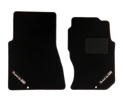 For Nissan SKYLINE GT-R BNR32 Floor mat set HKS Black with logo