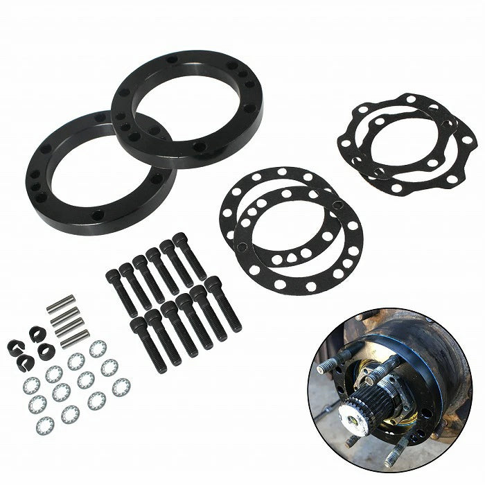 Manual Hub Conversion Kit Spacer Set for Toyota Land Cruiser Prado KZJ LJ71 LJ78