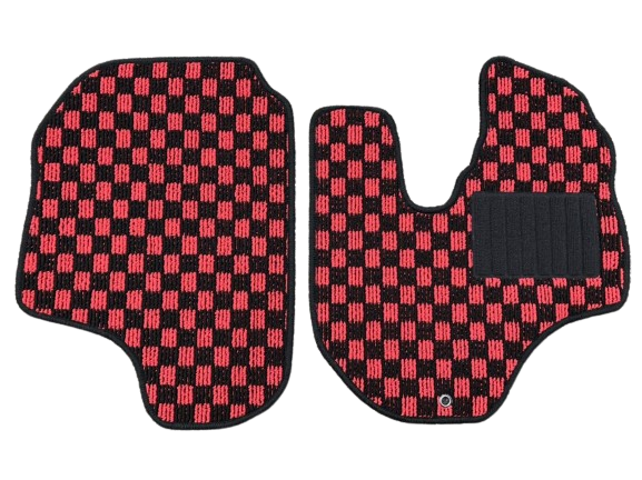 Hijet Truck S200P S210P S201P S211P Floor Mat Plaid Black/Gray 1999.1~2014.9