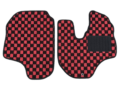 Hijet Truck S200P S210P S201P S211P Floor Mat Plaid Black/Gray 1999.1~2014.9