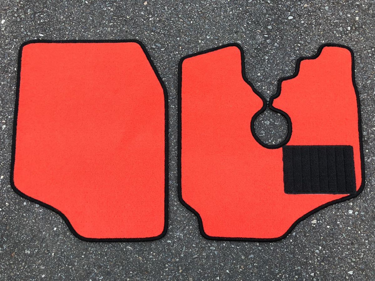For Subaru Sambar TT1 TT2 Separate Floor Mat Red
