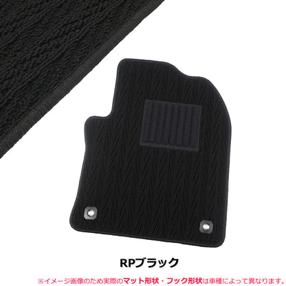 For Subaru Sambar TT1 TT2 Separate Floor Mat RP Black Knitted pattern For AT