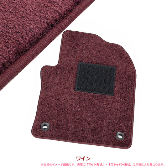 For Subaru Sambar TT1 TT2 Separate Floor Mat Wine For AT