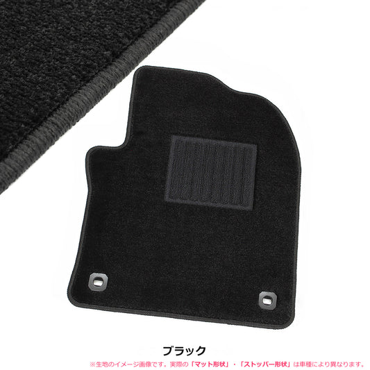 For Subaru Sambar TT1 TT2 Separate Floor Mat Black For AT