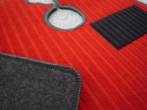 For Subaru Sambar TT1 TT2 Floor Mat Red For MT