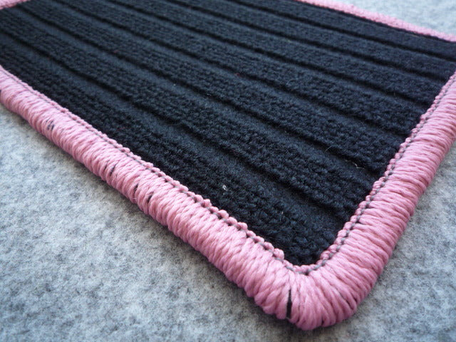 For Subaru Sambar TT1 TT2 Floor Mat Black & Pink For AT