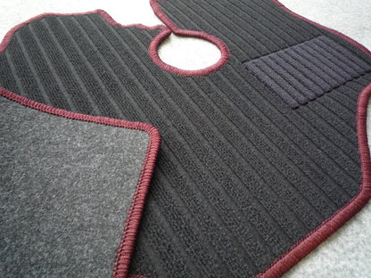 For Subaru Sambar TT1 TT2 Floor Mat Black & Wine For MT