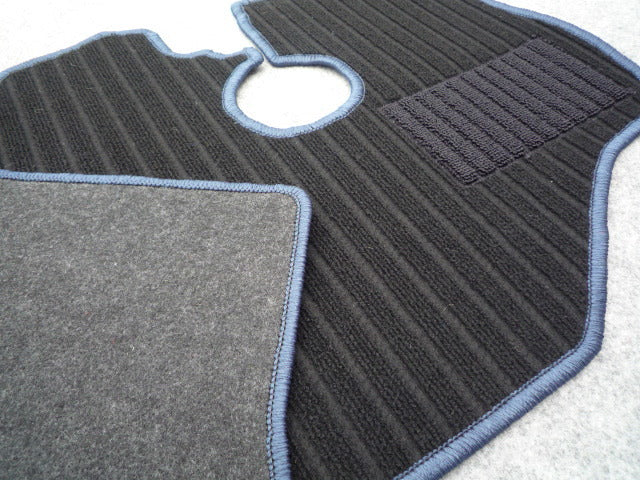 For Subaru Sambar TT1 TT2 Floor Mat Black & Blue For AT