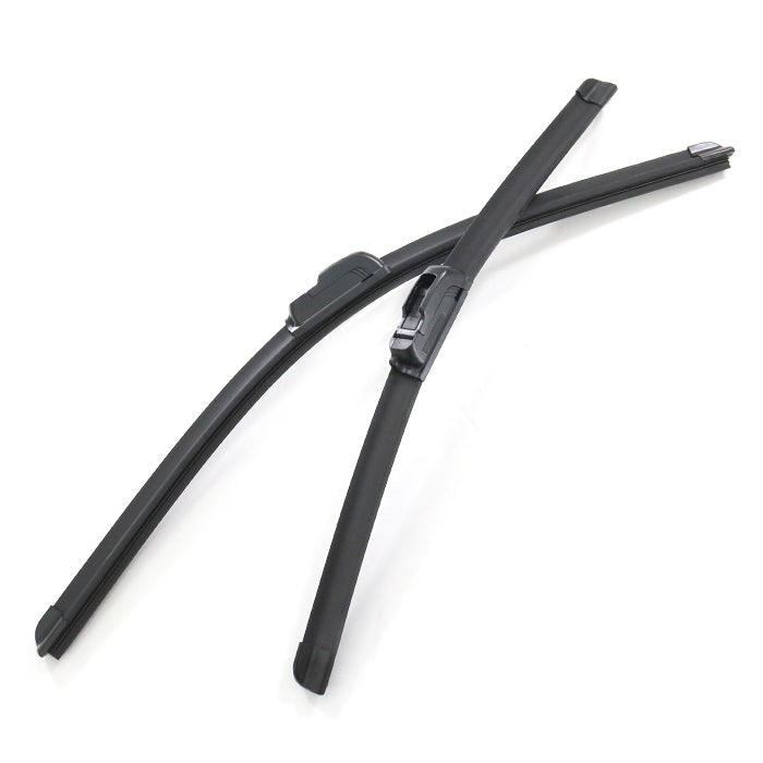 Water-Repellent Flat Aero Wiper Blades 500mm (19.7 in) ×2 Fits Toyota Land Cruiser incl. Cygnus HDJ101K / UZJ100W – U-Hook Type (Fluorine-Coated Rubber)