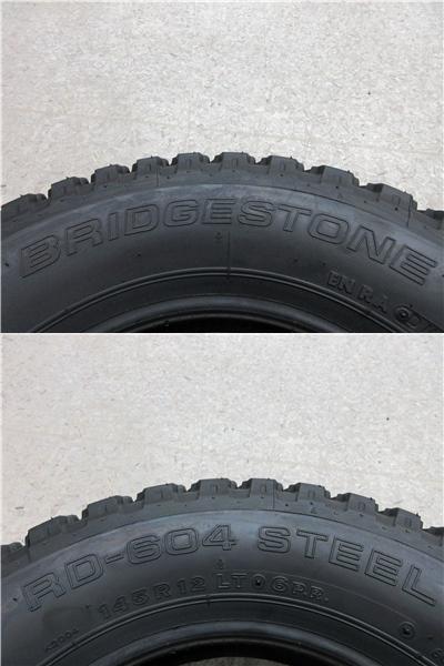 BRIDGESTONE RD604 JDM 145/80R12 80/78N M+S Tire Kei truck mini track Carry Acty