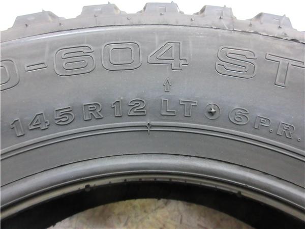 BRIDGESTONE RD604 JDM 145/80R12 80/78N M+S Tire Kei truck mini track Carry Acty