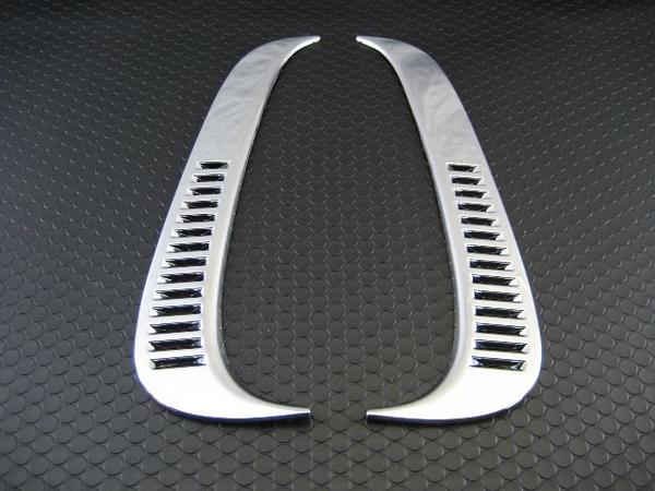 BRIGHTZ Chrome Plated Air Louvers Cover Fits Toyota Land Cruiser 80