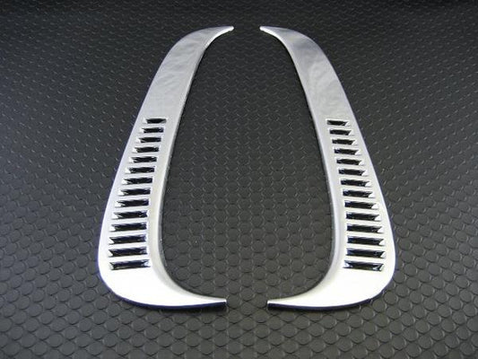 BRIGHTZ Chrome Plated Air Louvers Cover Fits Toyota Land Cruiser 80