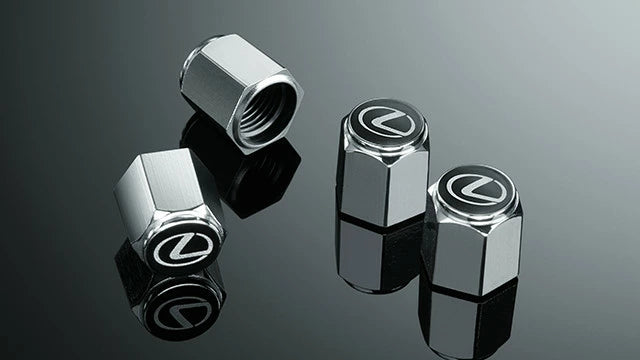 Genuine LEXUS LX570 Valve cap with logo 08457-24030 x4