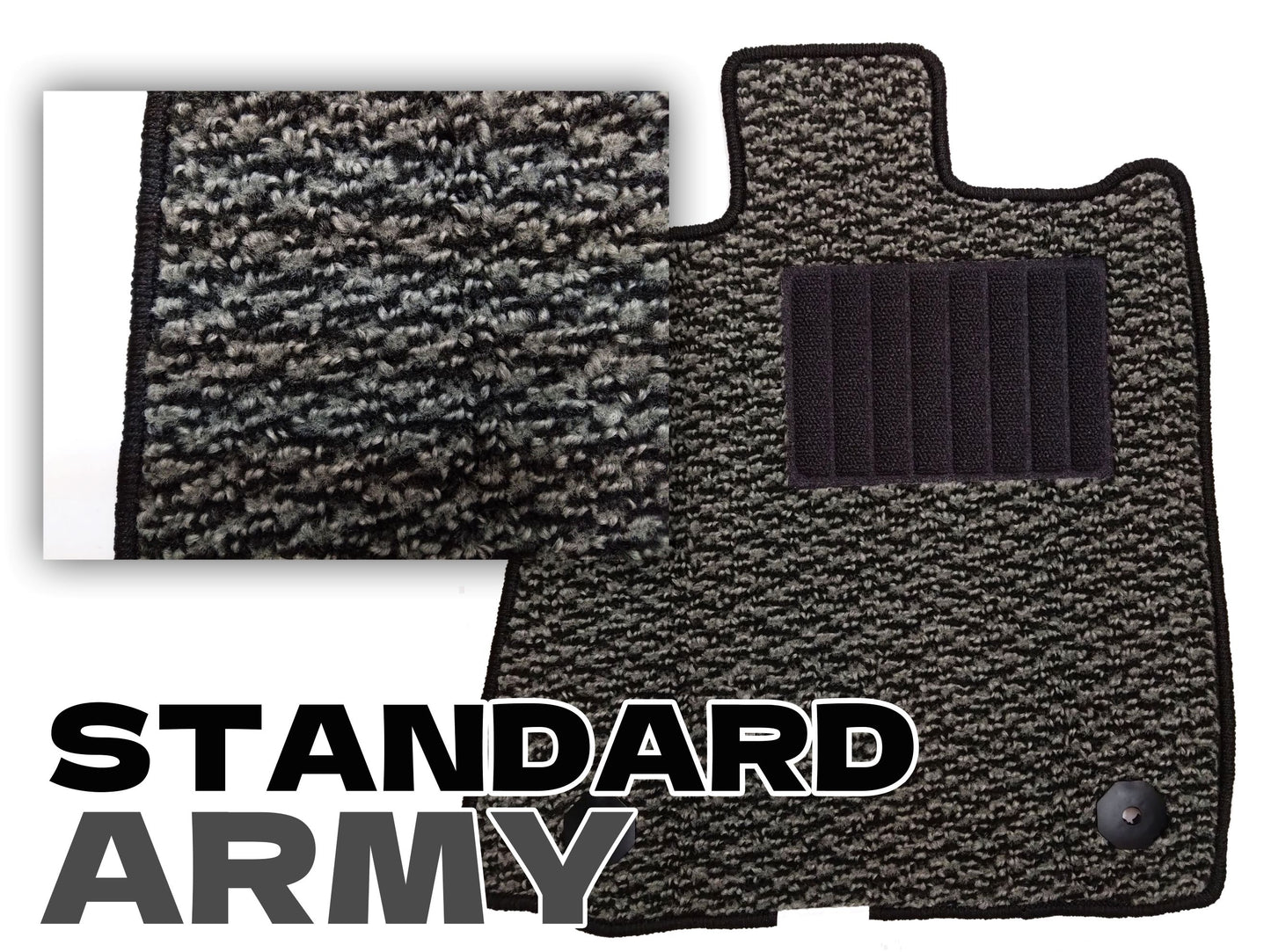 Standard Carpet Floor Mat Set 6 Colors Available Fits Toyota Land Cruiser VJA300W FJA300W 5-Seater