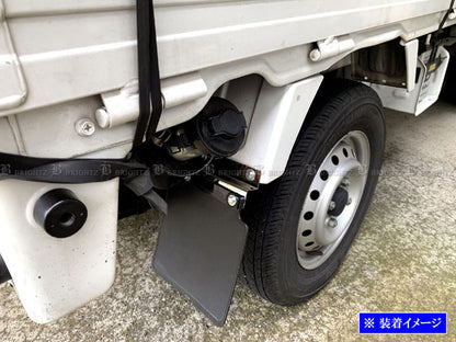 BRIGHTZ Rear Mud Flap Extension Bracket Set for Carry Truck DA16T Stainless Steel