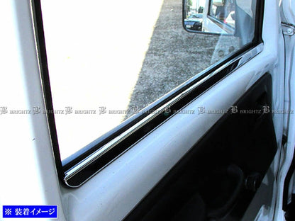 BRIGHTZ Super Carry DA16T Ultra Mirror Stainless Steel Inner Window Moulding 2PC