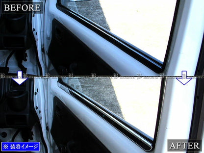BRIGHTZ Super Carry DA16T Ultra Mirror Stainless Steel Inner Window Moulding 2PC