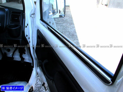 BRIGHTZ Super Carry DA16T Ultra Mirror Stainless Steel Inner Window Moulding 2PC