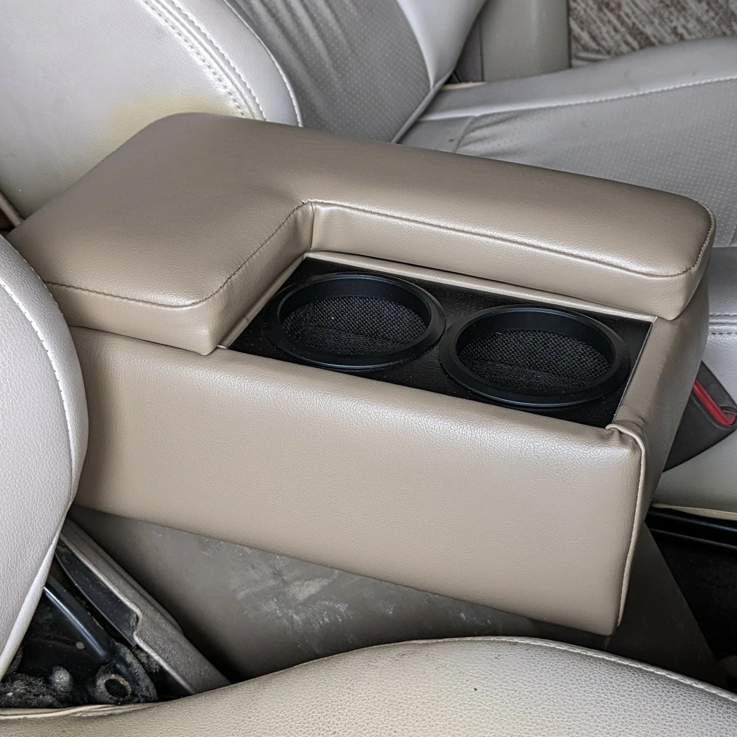 Armrest Console Box Drink Holder Fits Toyota Land Cruiser Prado 78 71 Brown Black