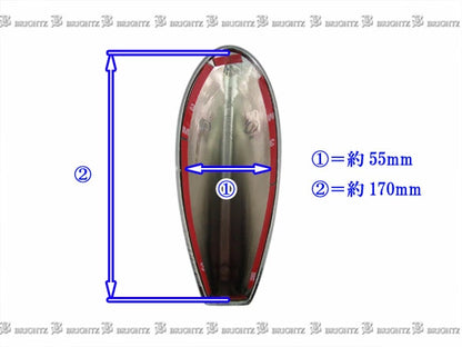 Fit LEXUS LX570 URJ201W Plated antenna cover T type