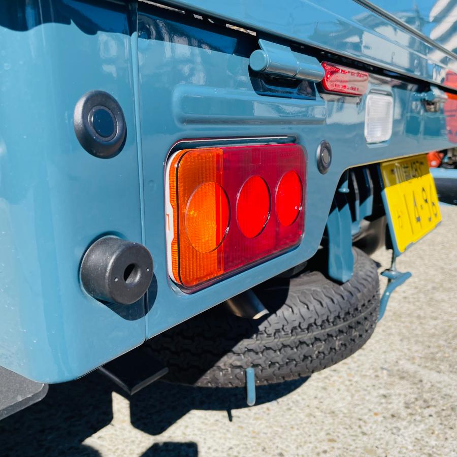 Smoked Tail Lens Cover Light Smoke Triple Round Hole Type Left & Right Set Fits Suzuki Carry Truck / Super Carry DA16T