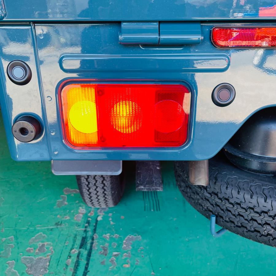 Smoked Tail Lens Cover Light Smoke Triple Round Hole Type Left & Right Set Fits Suzuki Carry Truck / Super Carry DA16T