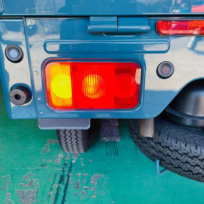 Smoked Tail Lens Cover Light Smoke Triple Round Hole Type Left & Right Set Fits Suzuki Carry Truck / Super Carry DA16T