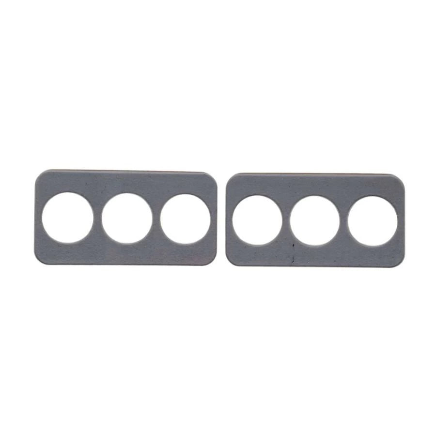 Smoked Tail Lens Cover Light Smoke Triple Round Hole Type Left & Right Set Fits Suzuki Carry Truck / Super Carry DA16T