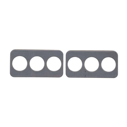 Smoked Tail Lens Cover Light Smoke Triple Round Hole Type Left & Right Set Fits Suzuki Carry Truck / Super Carry DA16T