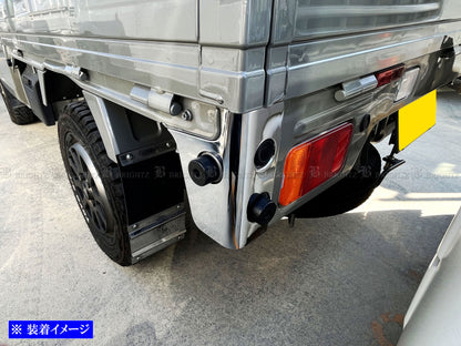 BRIGHTZ Chrome Rear Corner Panel Fits Suzuki Super Carry DA16T