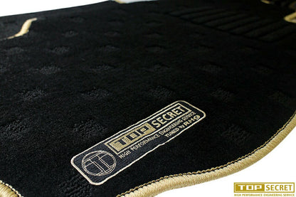 For Nissan SKYLINE GT-R R32 Floor mat set Black